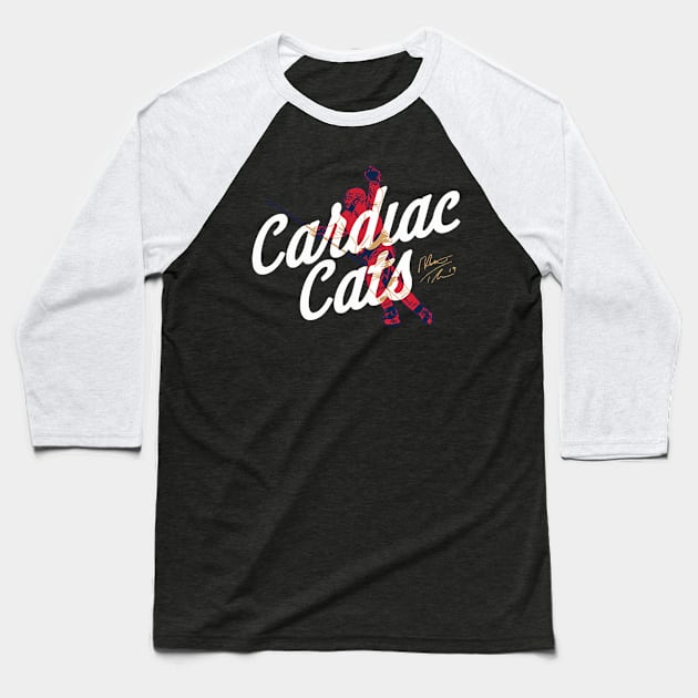 Matthew Tkachuk Cardiac Cats Baseball T-Shirt by stevenmsparks